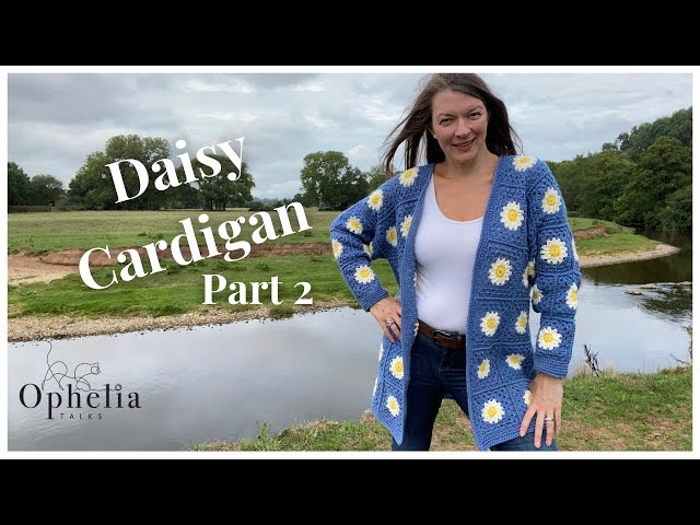 CROCHET GRANNY SQUARE CARDIGAN TUTORIAL // PART 2: Cardigan