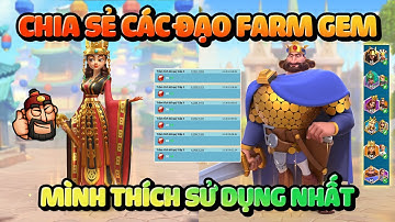 6 Đạo Farm Đá Quý Siêu Tốc - Ghép Tướng Mặc Đồ Farm Sao Cho Nhanh & Hiệu Quả Rise of Kingdoms