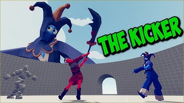 The Kicker vs Every Faction - TABS MODS GAMPLAY