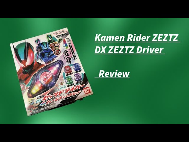 Kamen Rider ZEZTZ DX ZEZTZ Driver Review - YouTube