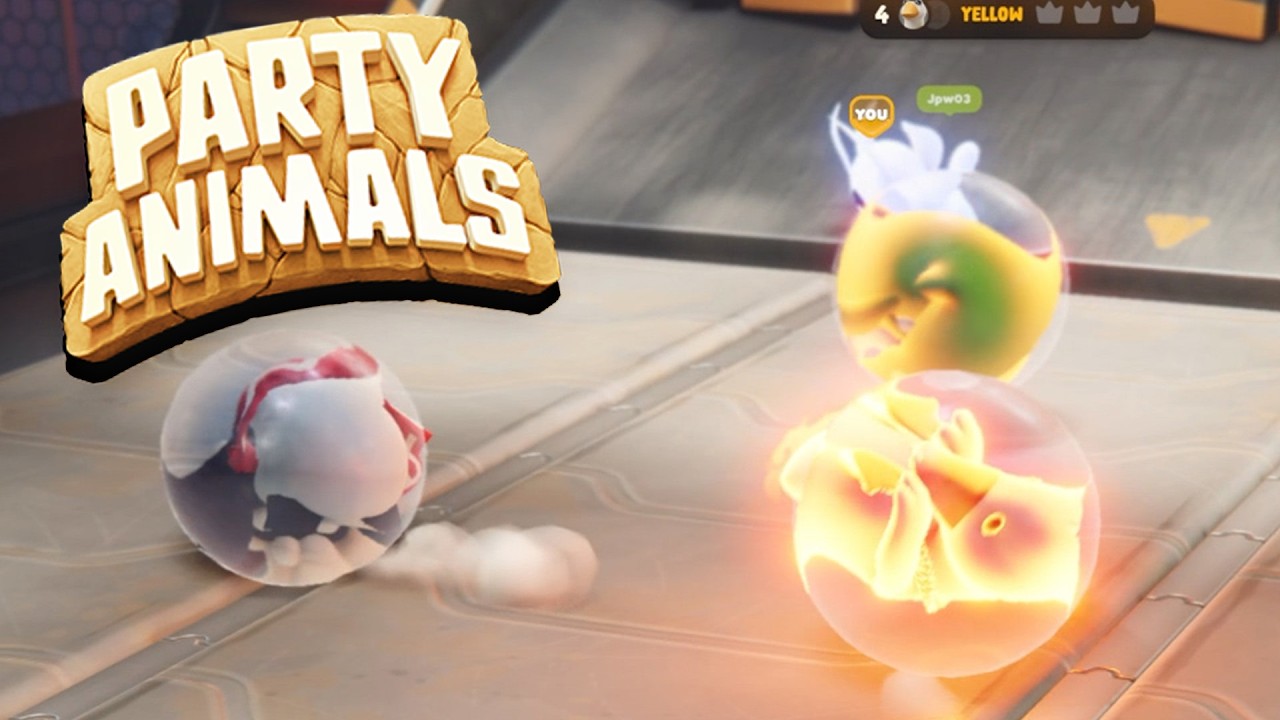 SHE CAME DOWN IN A BUBBLE, DOUG | Party Animals