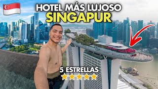 Así es el HOTEL MÁS CARO de SINGAPUR 🇸🇬😱 Marina Bay Sands