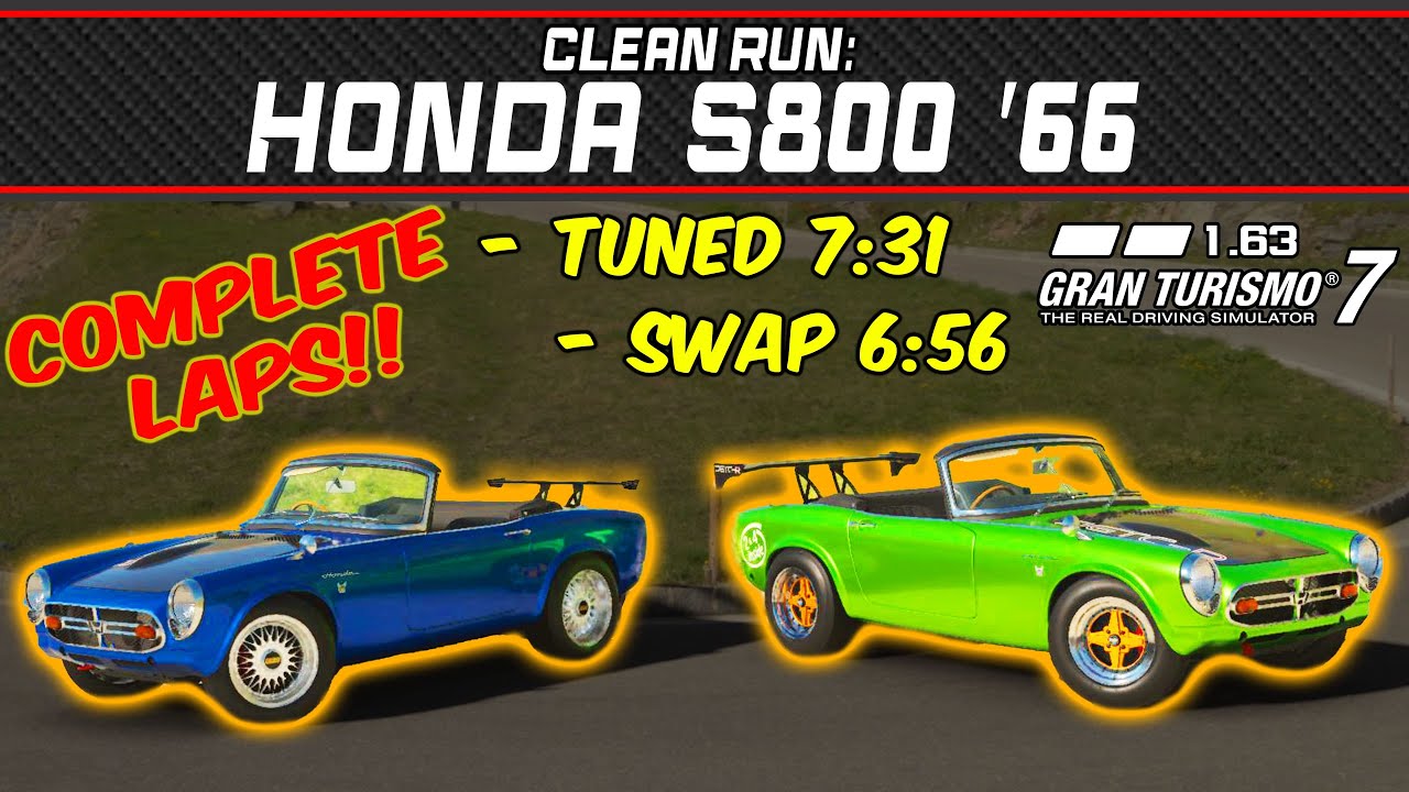 GT7 - Clean Run: Honda S800 '66 - Gran Turismo 7 - 1.63 - YouTube