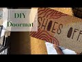 DIY Doormat | NO Cricut or Silhouette!!