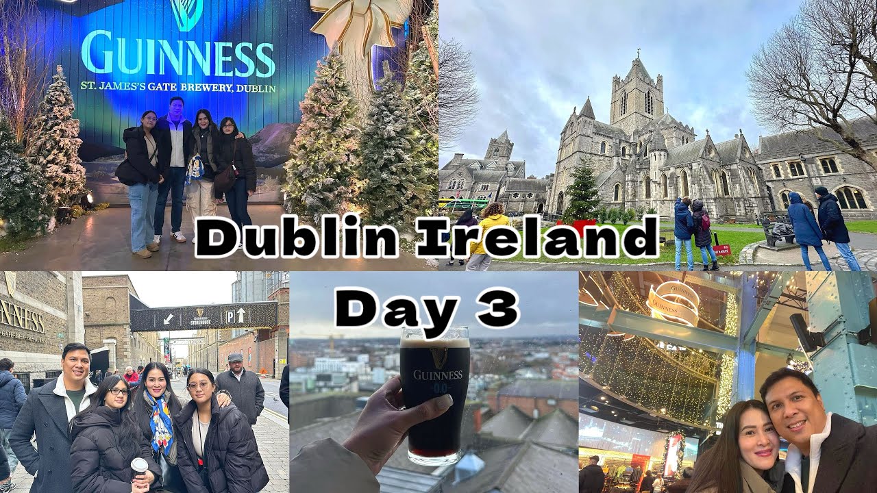 [TRAVEL] Dublin Day 3 | Exploring Guinness Bear Factory | Food Trip | Sight Seeing | 