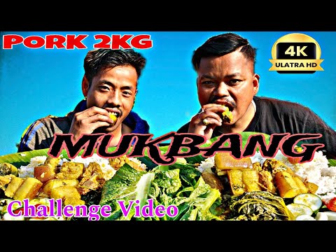 PORK 2KG MUKBANG || Challenge 🔥🤪 punishment da ei siramdoure 😭😭😭