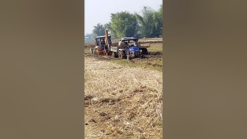 Powertac uro50 tractor in mud Case machine pulling out। JCB video। Farming video।