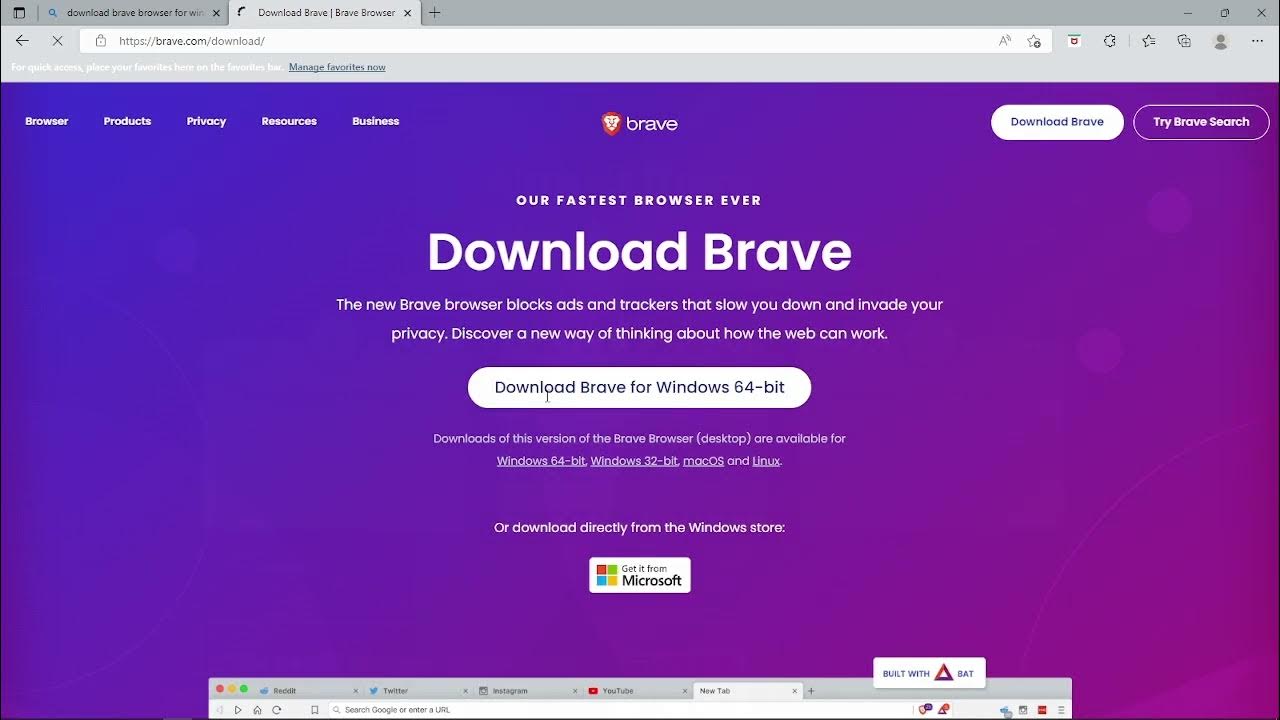 How to download brave browser on your pc youtube
