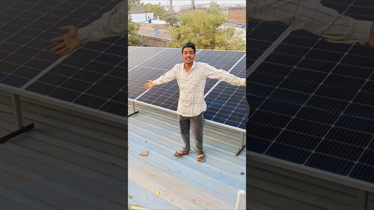 solar panel lag Gaye 😉 