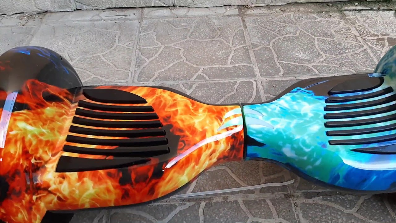 Обзор гироскутера Smart Balance Premium 10.5 (огонь и лед) - YouTube