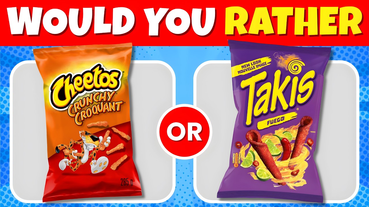 Would You Rather...? Snacks & Junk Food Edition 🍔🍟