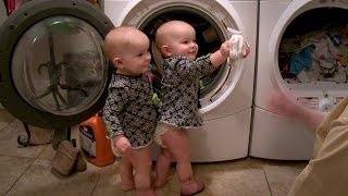 Twin Babies Little Helpers