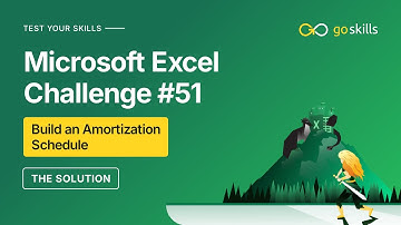 [Solution] GoSkills Excel Challenge 51: Build an Amortization Schedule