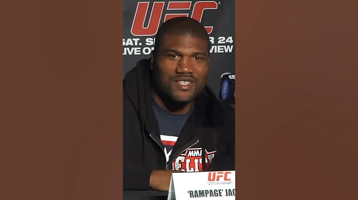 Jon Jones and Rampage Jackson TRASH TALK was somet...