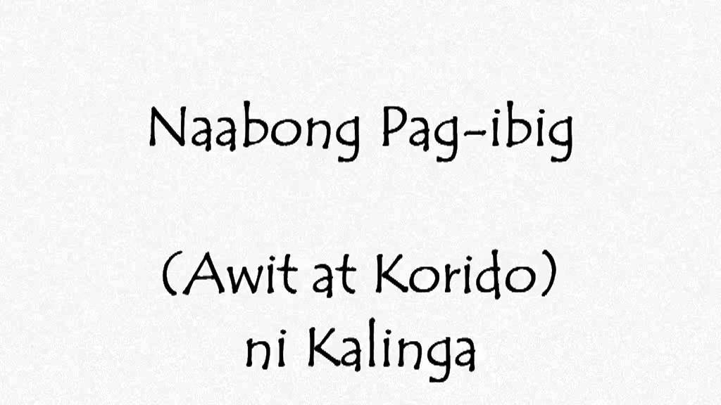 Naabong Pag-ibig - Awit at Korido ni Kalinga feat. k-ann - YouTube