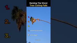 Ranking The Worst Tree Cutting Fails #ranking #fails #falls #viral