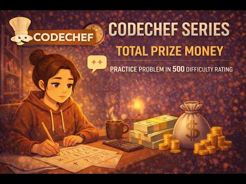 CodeChef Series | Total Prize Money |  Practice Problem in 500 difficulty rating