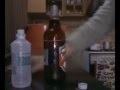 como cortar una botella con un hilo