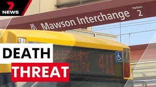 Mawson Lakes bus driver reveals passenger's death threat | 7NEWS