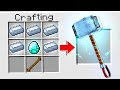 CRAFTING THOR'S HAMMER IN MINECRAFT!