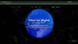 EliteCore Digital: Immersive 3D Web & Spatial Architecture | React Three Fiber & WebGPU