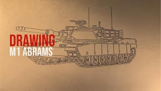 Drawing the M1 Abrams Tank – U.S. Military Power on Paper! ✍️🇺🇸 Drawing the M1 Abrams Tank – U.S. Military Power on Paper! ✍️🇺🇸