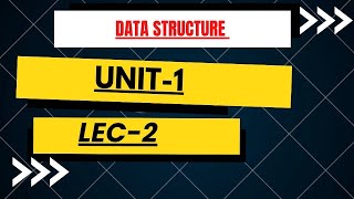 Unit–1 Lecture–2: Algorithm, Time & Space Complexity | Data Structures | BCA