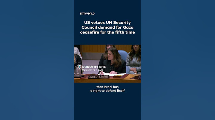 US vetoes UN Security Council demand for Gaza ceasefire for the fifth time