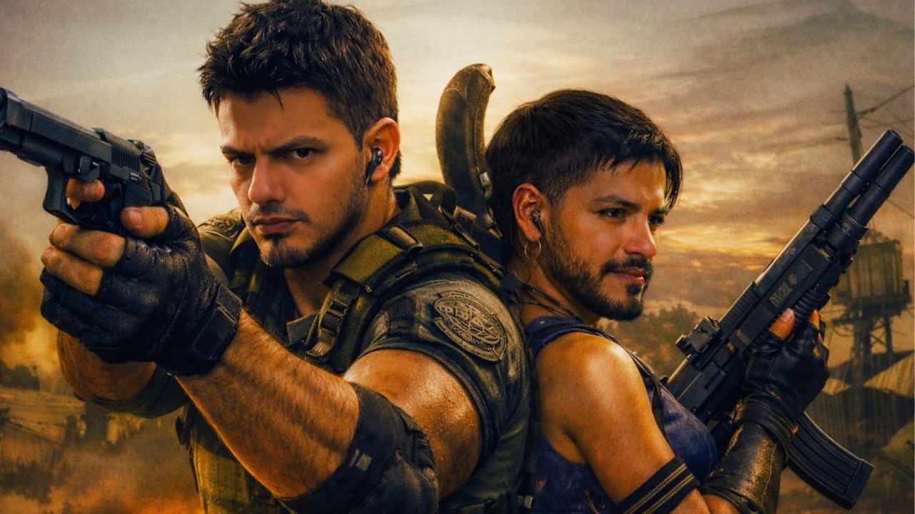 ESSE FINAL DO RE5 ESTÁ INSAAAAAANO - JOGANDO COM PORCO BASS GAMER 🤯 - RUMO AOS 1.500 INSCRITOS 🚀