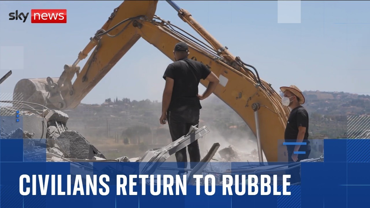 'No forces in the world will be able to uproot us,' says Hezbollah as Lebanese return home