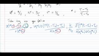 non-dimensionalisation of the energy equation - EGM90