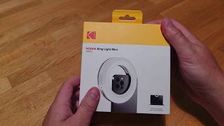 Kodak Ring Light Mini RM001 unboxing, demo, and review