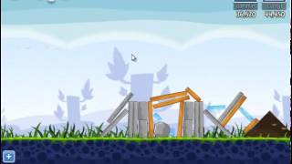 Angry Birds Poached Eggs Level 5 Three-stars Walkthrough
