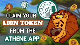 Submit your Wallet for Claiming your Lion Token in the Athene App screenshot 2
