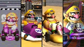 Evolution of Wario in Mario Kart (1996-2019)
