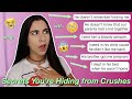 Secrets You're Keeping from Your Crush (the tea!) | Just Sharon