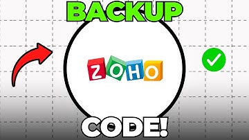 How To Get Zoho Backup Verification Code (Quick & Easy)