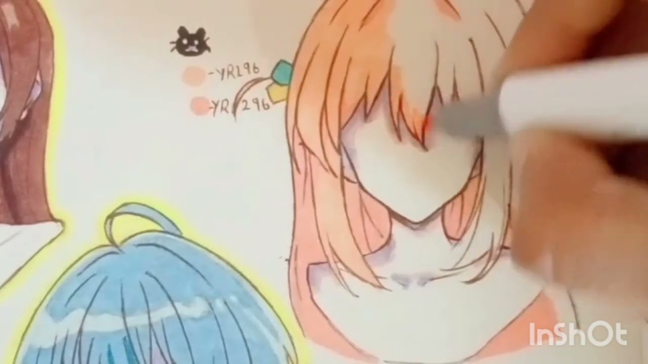 How to make anime hair tutorial #animeart #drawing 