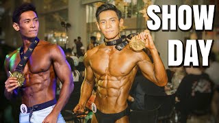 SHOW DAY! MY FIRST BODYBUILDING COMPETITION | Road To Stage Ep. 5