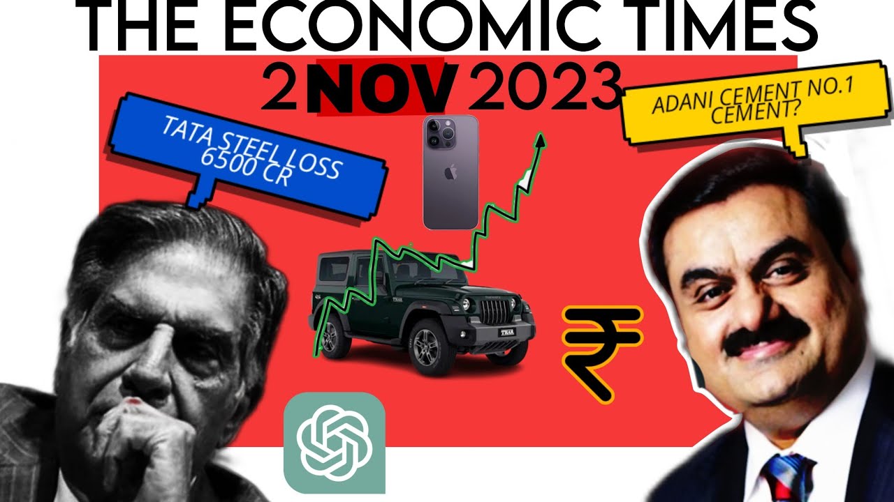 ECONOMIC TIMES DAILY NEWSPAPER ANALYSIS 2 NOV 2023