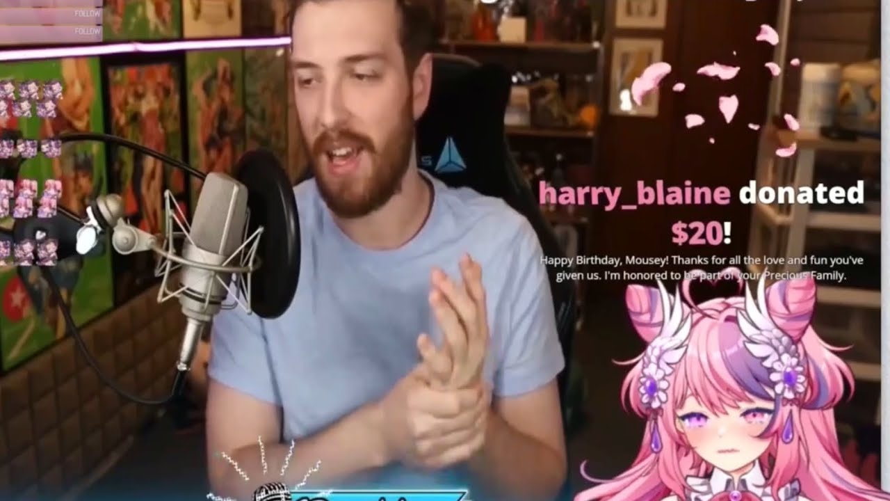 Connors video to Mousey made her cry 🥺 ( Happy birthday Mousey! )