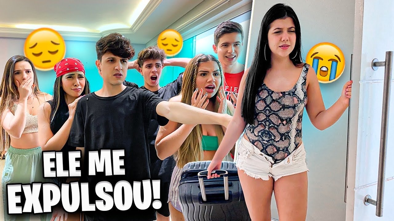 BRIGUEI COM TODOS E FUI EXPULSA DA CASA!!! *choramos muito* - YouTube
