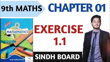 Ex 1.1 | Class 9 | Sindh Board | Maths 9 | Karachi Board