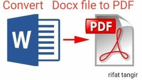 Word to PDF File Convert Bangla Tutorial | PDF File কিভাবে তৈরি করা যায় How to Convert Word to PDF