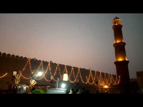 12Rabi Ul Awwal Decoration Night view