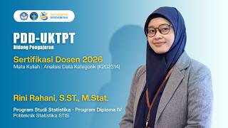 PDD-UKTPT Bidang Pengajaran | Serdos 2026 | Rini Rahani, S.ST., M.Stat. | Politeknik Statistika STIS
