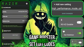 Increase your android gaming performance using Razer Gaming Booster and set edit codes screenshot 2