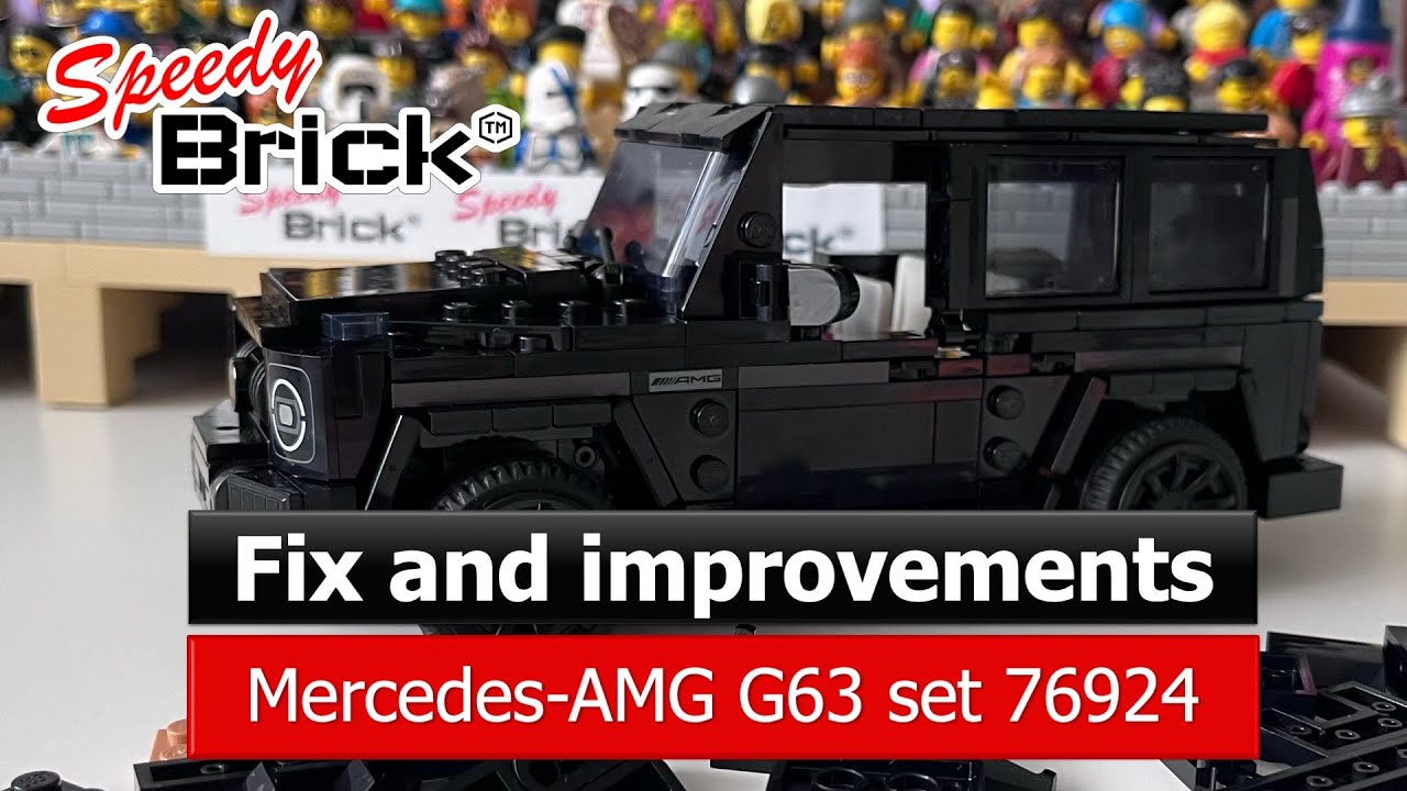 Lego Speed Champions Mercedes-AMG G 63 Fix and Improvements 