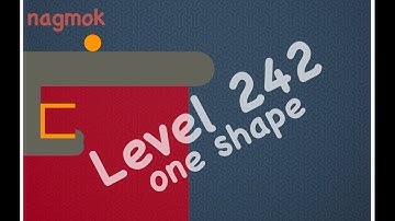 see newer version: https://youtu.be/cU5ryf1Cl8k Brain It On! Level 242 one shape by nagmok
