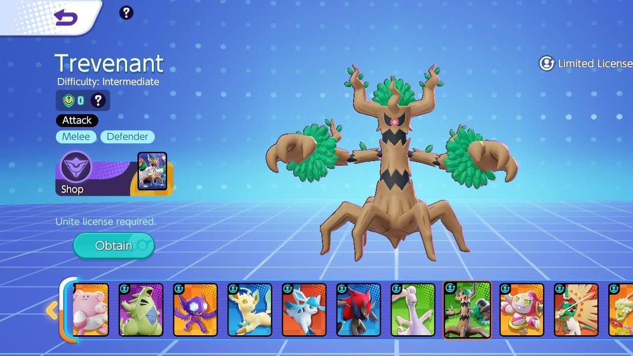 Pokemon Unite Trevenant GamePlay: Part 73 (No Commentary)